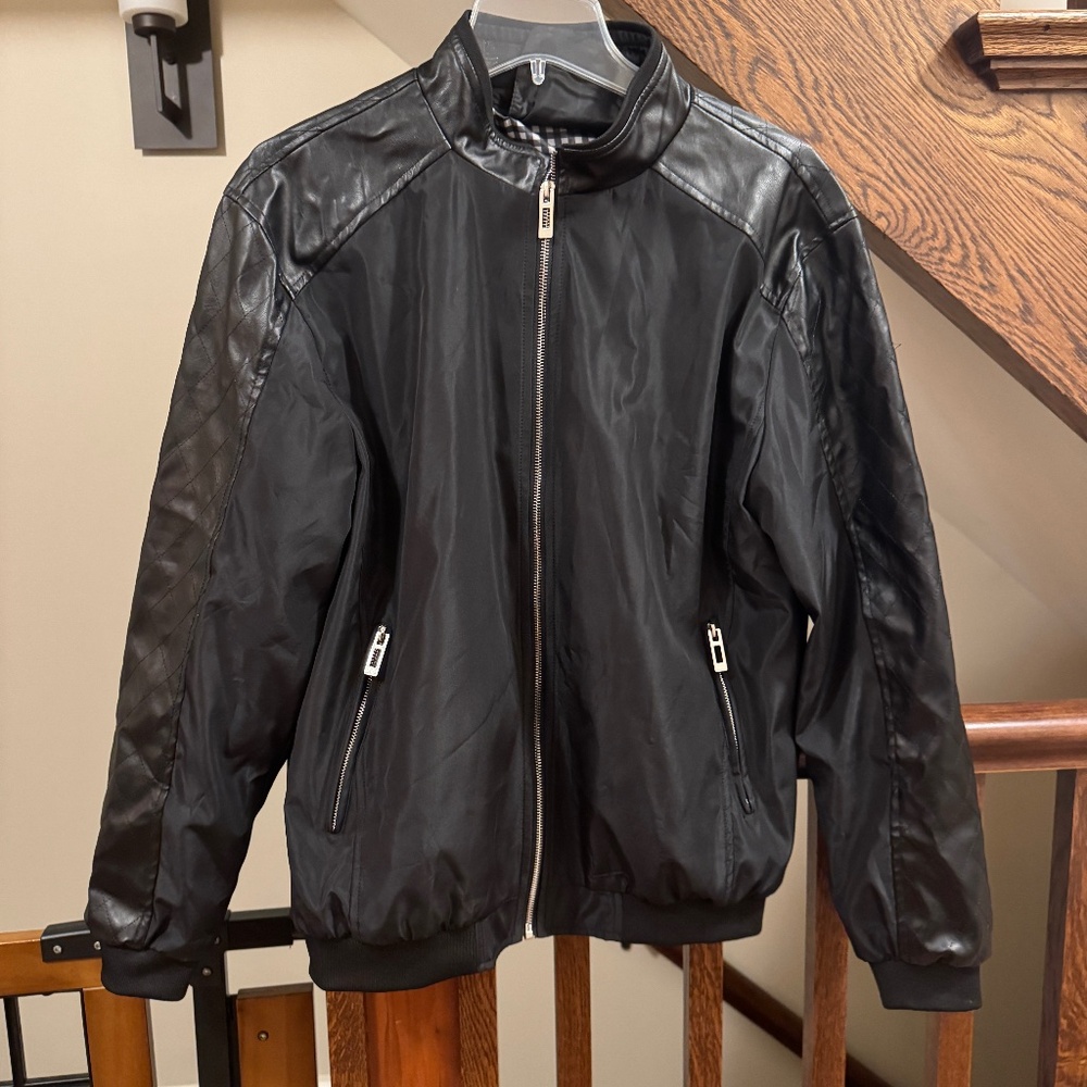 Tanming Men's Casual Lightweight Zip Up Softshell Bomber Jacket Size M